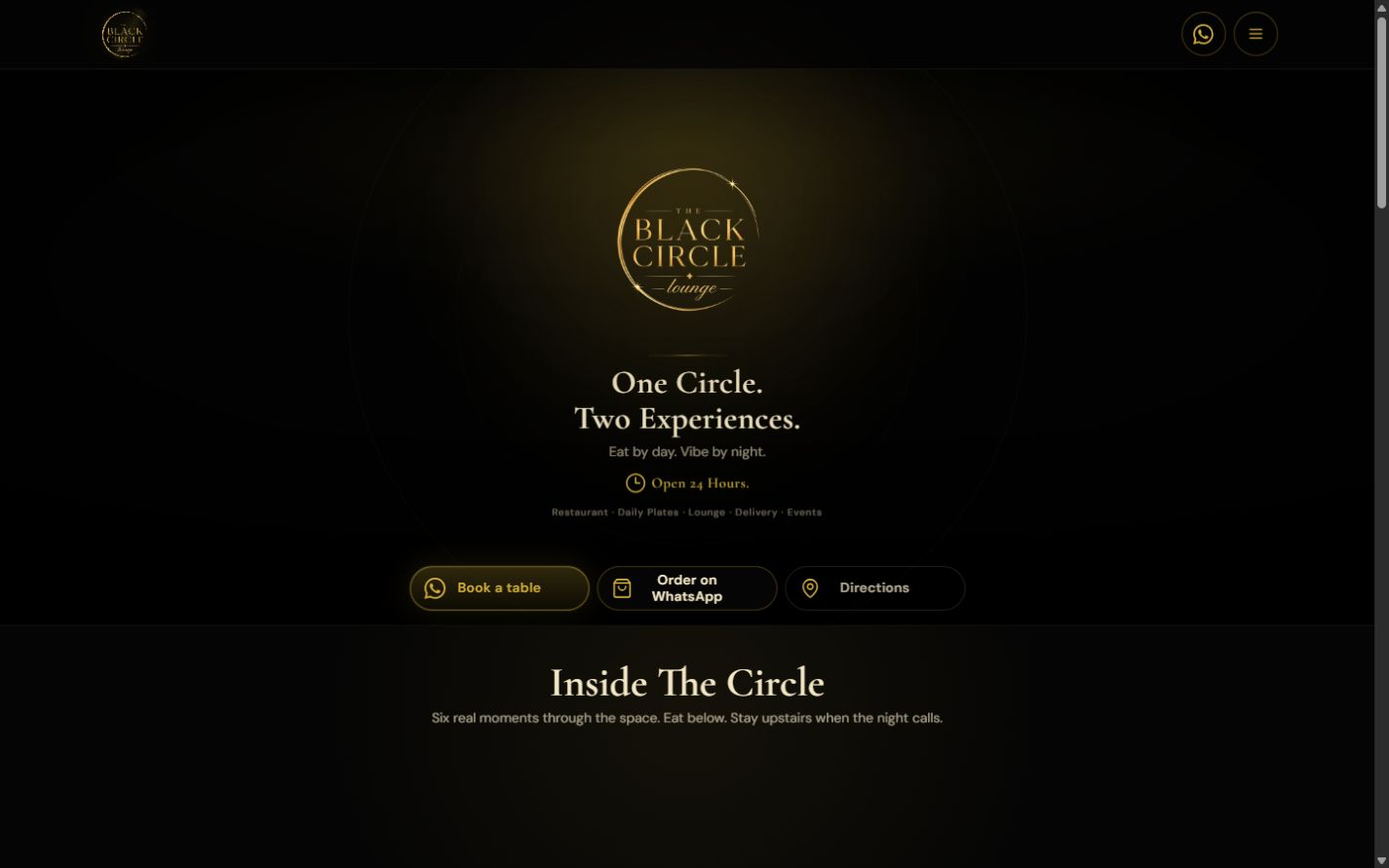 Vista de Black Circle